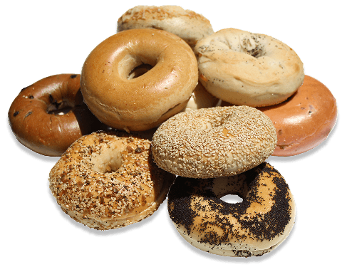 Assorted bagels